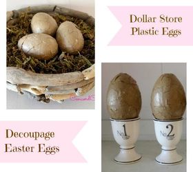 decoupage easter eggs, crafts, decoupage, easter decorations, how to, seasonal holiday decor