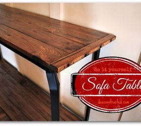 diy sofa table from creative upcycled item, diy, painted furniture, repurposing upcycling