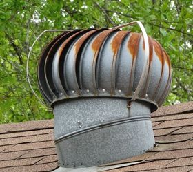 repurposed roof wind turbine