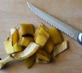 5 home uses for banana peels, cleaning tips, gardening, repurposing upcycling