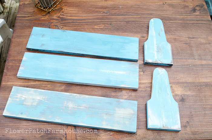diy simple rustic toolbox in blue, crafts, gardening, how to, tools, woodworking projects