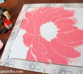 spring inspired stenciled accent pillows, crafts, how to, reupholster