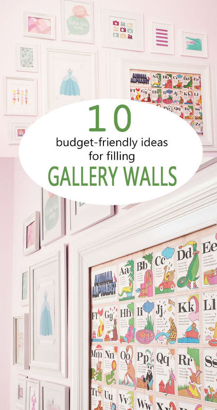 10 ideias baratas para preencher uma parede de galeria
