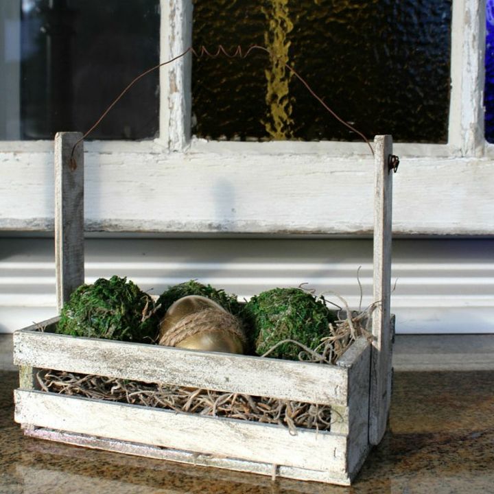 give that crate a face lift, crafts, easter decorations, how to, repurposing upcycling, seasonal holiday decor