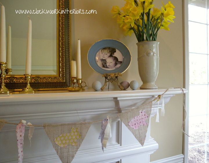how to make a burlap bunny bunting in 15 minutes or less, crafts, easter decorations, how to, seasonal holiday decor