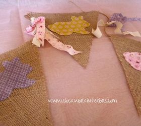 how to make a burlap bunny bunting in 15 minutes or less, crafts, easter decorations, how to, seasonal holiday decor