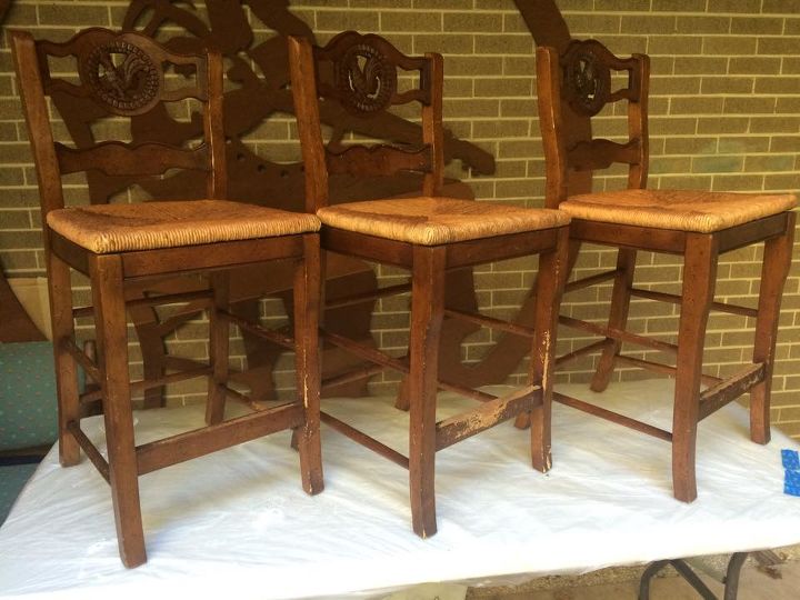 distressed paris grey bar stools