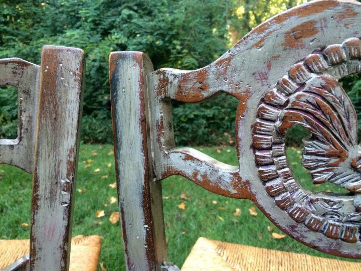 distressed paris grey bar stools
