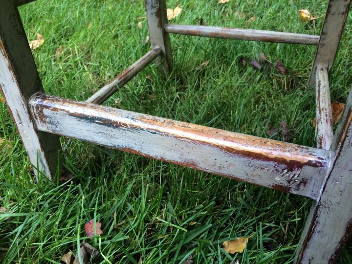 distressed paris grey bar stools