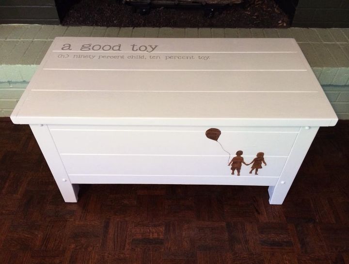 children s museum storybook soiree 2014 toy chest, painted furniture