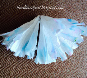 super easy coffee filter craft makes beautiful flowers, crafts, how to, repurposing upcycling