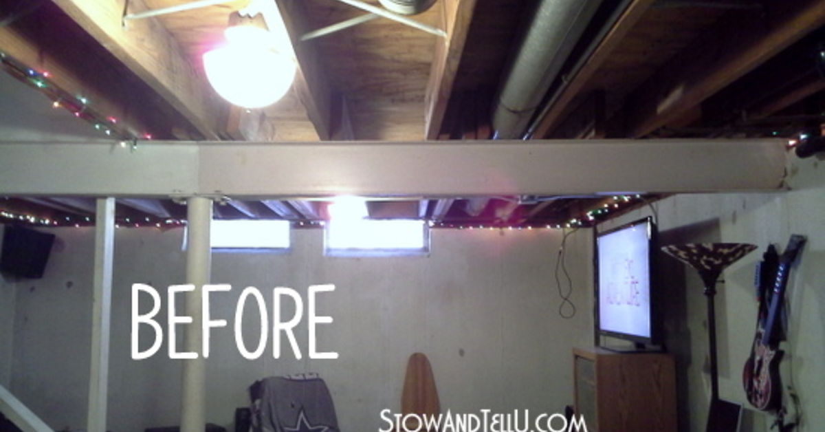 Painted Exposed Basement Ceiling Ideas 25 Basement Ceiling Ideas