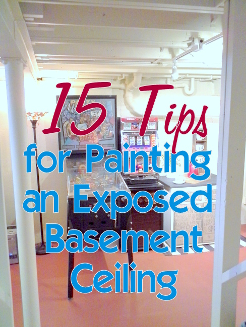 tips for painting an exposed basement ceiling, basement ideas, home improvement, how to, painting, wall decor