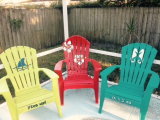 before you pitch those white resin chairs, outdoor furniture, outdoor living, painted furniture