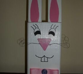 Conejo de Pascua DIY Scrap 2x4