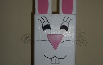 Conejo de Pascua DIY Scrap 2x4