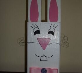 diy scrap 2x4 bunny, crafts, easter decorations, how to, seasonal holiday decor, woodworking projects