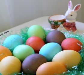 colorful easter eggs made with kool aid, crafts, easter decorations, how to, repurposing upcycling, seasonal holiday decor