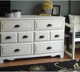 70 s hutch turned dreamy dresser, chalk paint, painted furniture, repurposing upcycling