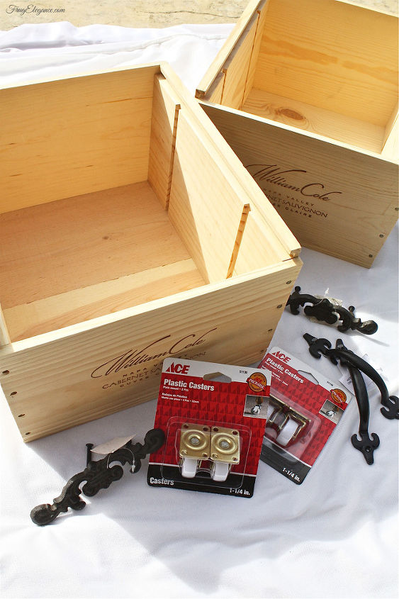 caja de vino up cycle recycle con ruedas