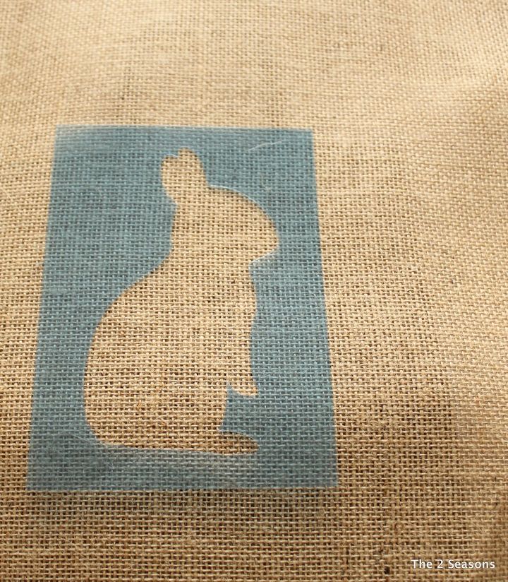 easy bunny table runner, crafts, dining room ideas, easter decorations, how to, repurposing upcycling, seasonal holiday decor