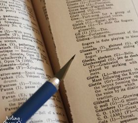 creating custom artwork for pennies using old dictionaries, crafts, how to, repurposing upcycling, wall decor