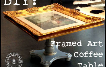 DIY: Framed Art Coffee Table