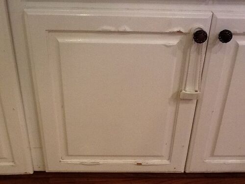 Water Damage On Press Wood Kitchen Cabinets Hometalk