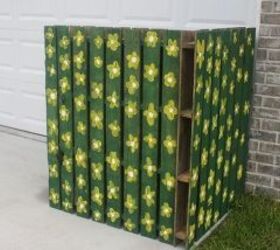 clever can camo 5 creative ways to hide your trash cans, gardening, kitchen cabinets, kitchen design, pallet, repurposing upcycling