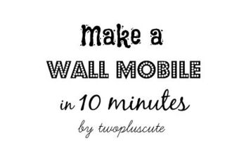  Spring Wall Mobile - Faça isso em 10 minutos!
