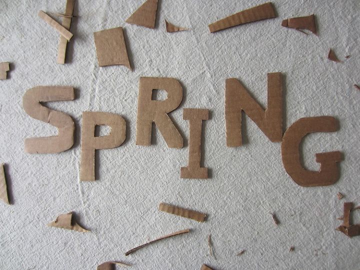 mvil de pared de primavera hazlo en 10 minutos