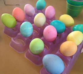 tips and tricks for coloring easter eggs, crafts, easter decorations, how to, repurposing upcycling, seasonal holiday decor