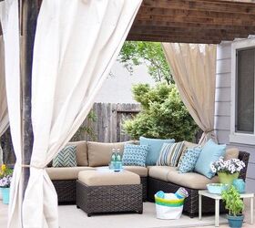 10 steps guide to create an outdoor sanctuary, home decor, outdoor furniture, outdoor living, reupholster