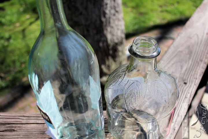 botellas recicladas de estilo clsico