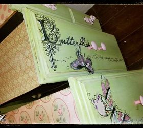 sweet lizzie rose two, bedroom ideas, chalk paint, decoupage, painted furniture, wall decor