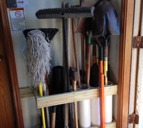 Gardening Tool Reorganization- PVC Storage Hack