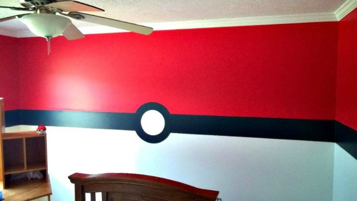 pintura de la habitacin de los nios de pokemon
