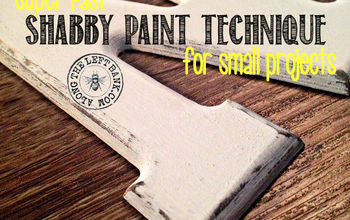 Super Fast Shabby Paint Technique for Small Projects