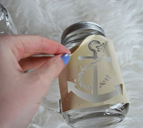 diy glass etched mason jar tumblers, crafts, how to, mason jars, repurposing upcycling