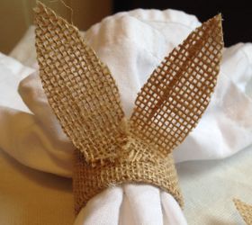 bunny ears napkin rings, crafts, dining room ideas, easter decorations, how to, repurposing upcycling, seasonal holiday decor