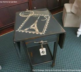 write on 10 amazing furniture painting ideas with letter stencils, chalk paint, painted furniture, rustic furniture, shabby chic