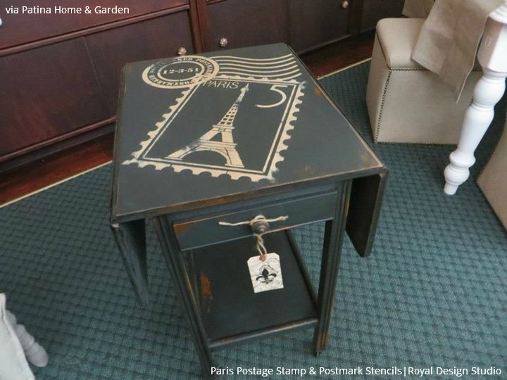 write on 10 amazing furniture painting ideas with letter stencils, chalk paint, painted furniture, rustic furniture, shabby chic