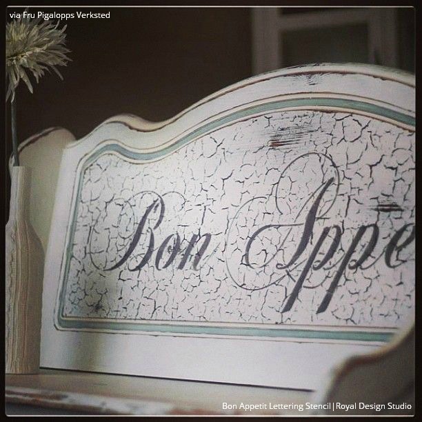 write on 10 amazing furniture painting ideas with letter stencils, chalk paint, painted furniture, rustic furniture, shabby chic