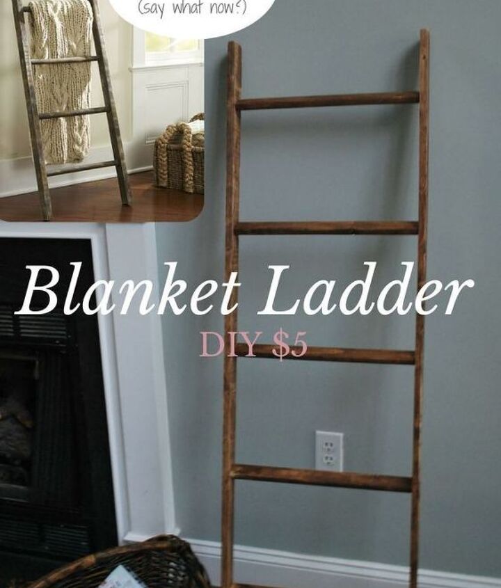 diy blanket ladder for a baby s room, bedroom ideas, diy, how to, woodworking projects