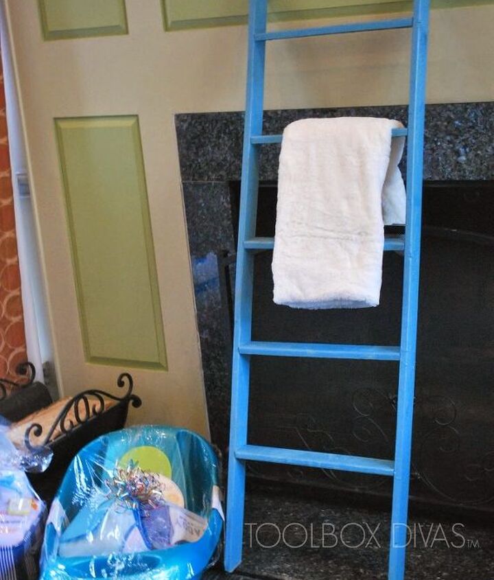 diy blanket ladder for a baby s room, bedroom ideas, diy, how to, woodworking projects