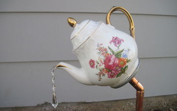 Estacas de jardín English Tea Pot, Tea Cup and Saucer