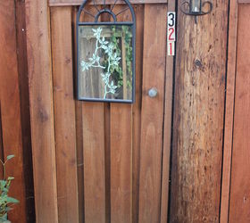 faux garden door, crafts, doors, fences, gardening, how to, repurposing upcycling