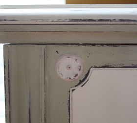 re purposed antique sewing cabinet, chalk paint, painted furniture, repurposing upcycling, shabby chic