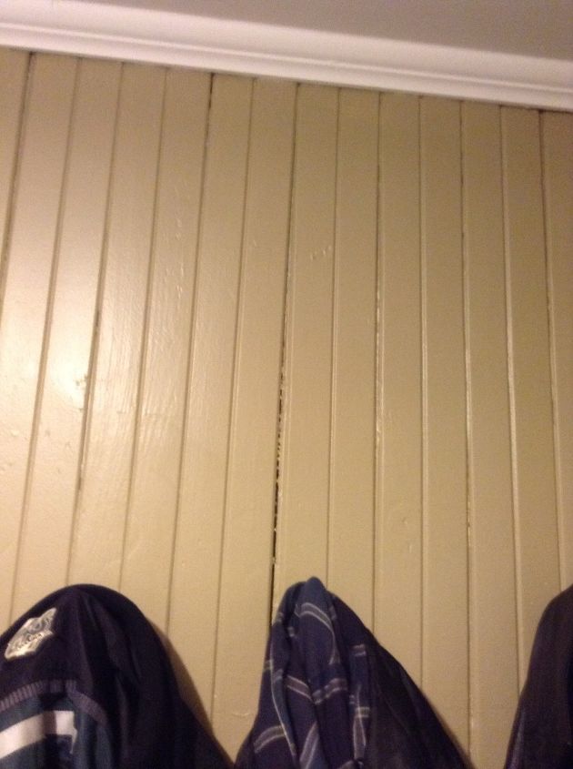 How to fix gaps in wood paneling | Hometalk