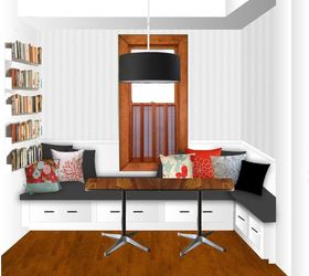 a multipurpose dining nook that maximizes square footage, dining room ideas, kitchen design, storage ideas